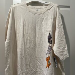 Disney Aristocats Women’s oversized pocket Graphic tee 3XL